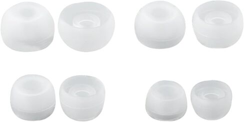 KBEAR 12 Pairs Silicone Eartips, Orange & White Earbuds IEM Tips,3 Size Options,Compatible Devices 4.00mm-5.50mm Nozzle Diameter for KZ ZST ZS10 PRO ZSN PRO X (Orange, S/M/L) in Saudi Arabia