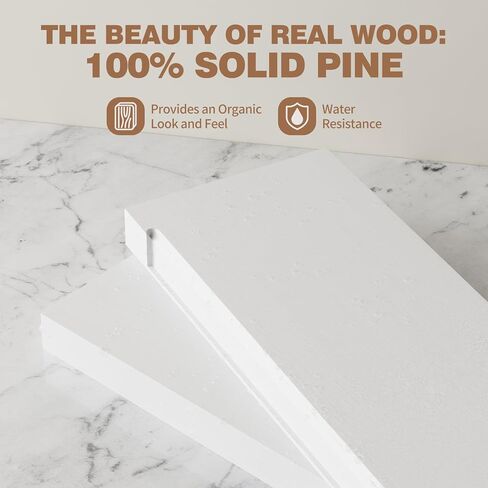 Solid Wood Floating Shelves 24'' Long, 8'' Deep Wall Mounted Shelves with Heavy Duty Brackets, Max Load 150 lbs, Wall Shelves for Bathroom Kitchen Living Room, 24 x 8 x 1.6 in, Walnut, Set of 2 in Kuwait