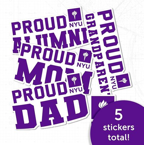 Desert Cactus New York University Sticker NYU Violets Vinyl Decal Laptop Water Bottle Car Scrapbook (Family Full Sheet) in Saudi Arabia