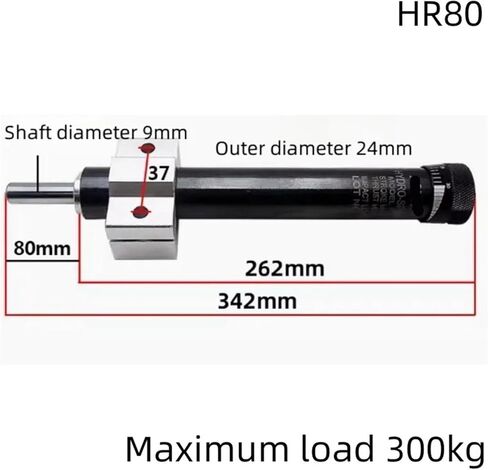 Stable HR15 HR30 HR60 HR80 HR100 Series Damper Pneumatic Pressure Shock Absorber Adjustable(HR80 300KG) in Saudi Arabia