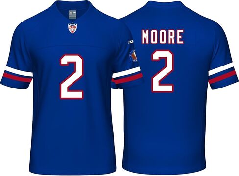 تي شيرت مُخيط مخصص لكرة القدم للرجال / الشباب لمحبي الرياضة باللون الأزرق / الأبيض بدون علامة تجارية / شعارات in Kuwait