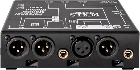 Rolls PM351 Personal Monitor Station,Black in Saudi Arabia