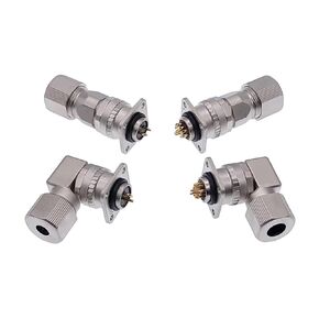 Servo Motor Connector CM10 10pin Angle Straight 2 Core Encoder Socket Metal Connectors 1Pcs(Angle 10Pin) in Saudi Arabia