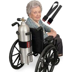 SteadyHold Pro™ Rubber Grip Straps for Wheelchairs, Walkers, and Rollators - Secure Oxygen Tanks & Essentials by SnakeStrap™ in Saudi Arabia