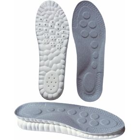 4D Cloud Insoles for Men and Women Memory Foam Cushioning Insoles Super Soft,Arch Support,Shock Absorption，Relief Foot Pain(Gray:5-9) in Saudi Arabia