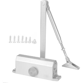 Aluminum Alloy Hydraulic Buffer Automatic 180 Degree Door Closer(Loading 65KG) in Kuwait