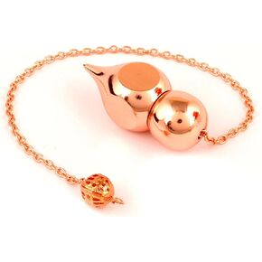 Rudra Empire Copper Metal Healing Dowsing Metaphysical Chakra Balancing Pendulum for Divination & Dowsing in Saudi Arabia