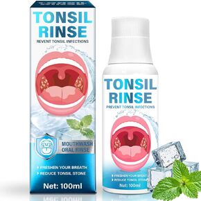 Tonsil Stone Remover, Tonsil Stone Mouthwash to Help Soothe Tonsils, Soothes Dry Mouth & Freshens Breath in Kuwait