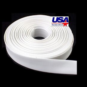 50 FT. 3/4" 19mm White Polyolefin Heat Shrink Tubing 2:1 Ratio in Saudi Arabia