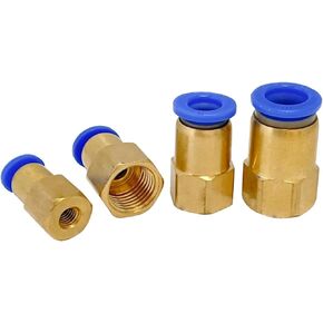 1Pcs PCF Hose Connection Air Fitting 4-12Mm Male Thread BSPT 1/4" 1/2" 1/8 "3/8" Nipple Brass Quick Coupling Pneumatic Fittings(PCF8-03) in Kuwait