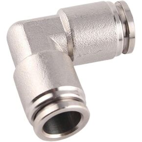 30PCS 304 Stainless Steel PV Elbow Right Angle Pneumatic Fittings PV4/6/8/10/12/14/16mm Quick Hose Quick Connector(PV10 (30PCS)) in Kuwait
