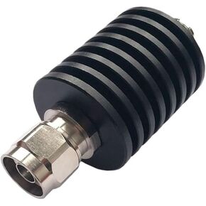 Attenuator 25W N Type Attenuator DC-3Ghz/4Ghz 1/2/3/5/6/10/15/20/30/40/50db N Male Plug to Female Jack coaxial Power Connector 50ohm(6db,3G) in Saudi Arabia