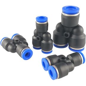 Pneumatic Component Y-Shaped Tee Plastic Py6 Trachea Quick Plugs Connector PY4/8/10/12/14/16 YA 1Pcs(PY16) in Kuwait