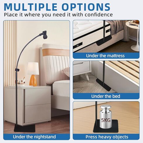 حامل خرطوم CPAP للسرير مع ذراع دوار قابل للتعديل - شماعة خرطوم C/APAP خالية من التشابك - تمنع تسرب الأنبوب والتشابك والانسداد لتجعلك تنام بشكل أفضل in Kuwait