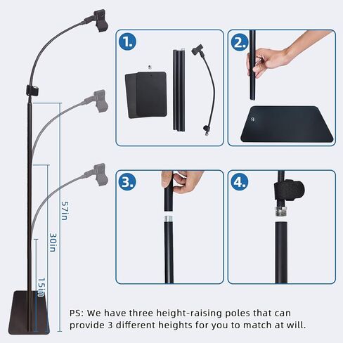 حامل خرطوم CPAP للسرير مع ذراع دوار قابل للتعديل - شماعة خرطوم C/APAP خالية من التشابك - تمنع تسرب الأنبوب والتشابك والانسداد لتجعلك تنام بشكل أفضل in Kuwait
