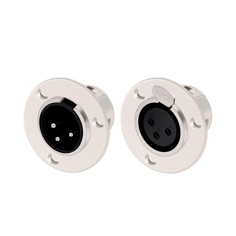 10Pcs Round 3/4/5 Pins XLR Male/Female Panel Mount Socket Chassis Audio Jack Microphone MIC Cable Terminal Wire Connectors(10xC1061) in Saudi Arabia