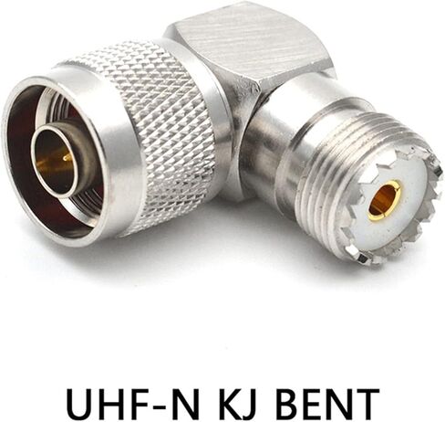 N/UHF-JKW High Frequency Coaxial Adapter N Revolution UHF Female Elbow N Revolution SL16 Female 1Pcs in Saudi Arabia