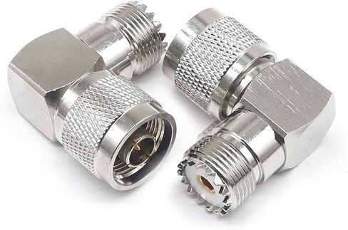 N/UHF-JKW High Frequency Coaxial Adapter N Revolution UHF Female Elbow N Revolution SL16 Female 1Pcs in Saudi Arabia