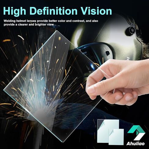 3350 Welding Helmet Lens for Lincoln Electric Viking Welding Hood Cover Clear Lenses - KP3044-1 KP2898-1 (10 PCS Inside + 10 PCS Outside) in Saudi Arabia