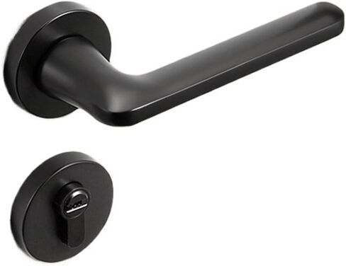 Bedroom Door Lock Split Silent Handle Modern Simple Door Lock zinc Alloy Indoor Door Lock(Yahei Silent Lock) in Kuwait