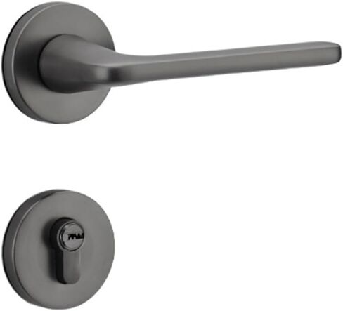 Bedroom Door Lock Split Silent Handle Modern Simple Door Lock zinc Alloy Indoor Door Lock(Yahei Silent Lock) in Kuwait