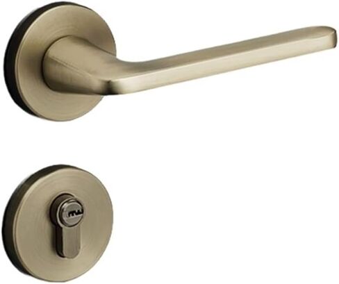 قفل باب غرفة النوم مقبض صامت منفصل قفل باب حديث بسيط من سبائك الزنك قفل باب داخلي (قفل Yahei الصامت) in Kuwait