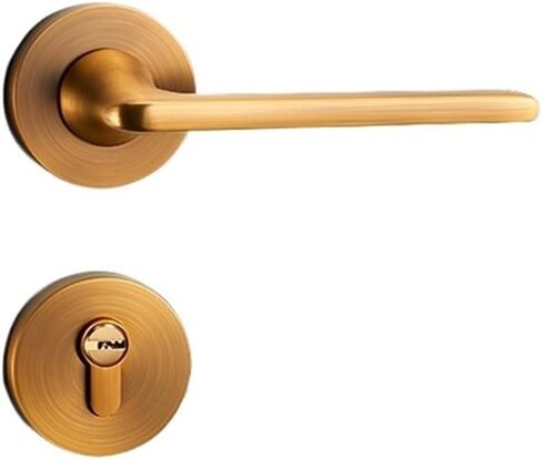 Bedroom Door Lock Split Silent Handle Modern Simple Door Lock zinc Alloy Indoor Door Lock(Yahei Silent Lock) in Kuwait