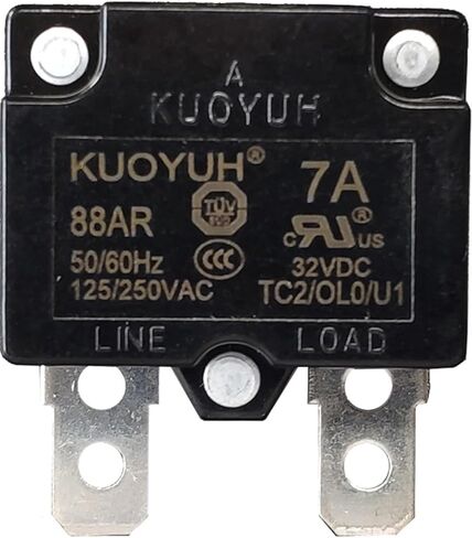 KUOYUH Circuit Breaker 88AR Series 125/250VAC 50/60Hz (1pc) (30 Amp) in Saudi Arabia