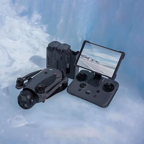 DJI Mavic 4 Pro Triple Camera Flass Fly Fly More Combo (W/DJI RC 2) ، 100MP 4/3 CMOS HASSELBLAD CAMPY مع فيديو HDR 6K/60FPS ، 0.1-LUX Nightscape ، حزمة استشعار عقبة مع مجموعة Deco Gear Kit in Saudi Arabia