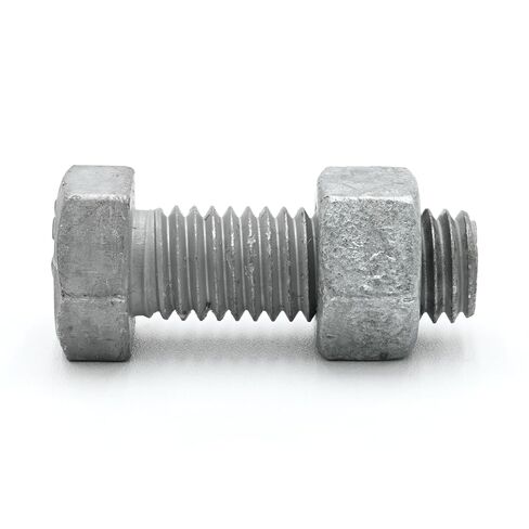 1/4"-20 x 1 (100 Pcs) Hot Dipped Galvanized Hex Bolt Kit W/100 Hex Nuts for Exterior Use Commercial Grade 307A, Full Thread - by Fastener Depot in Saudi Arabia
