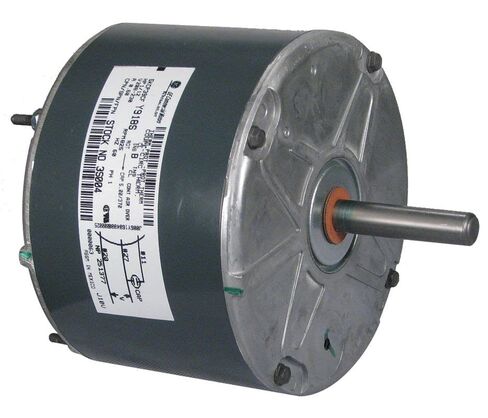 محرك مكثف OEM، يناسب Goodman، 1/12 HP، 825 دورة في الدقيقة، 208-230 فولت، المحرك #3S004 يستبدل الجزء #5KCP39CFY918S in Kuwait