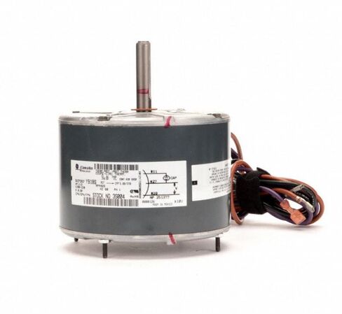 محرك مكثف OEM، يناسب Goodman، 1/12 HP، 825 دورة في الدقيقة، 208-230 فولت، المحرك #3S004 يستبدل الجزء #5KCP39CFY918S in Kuwait