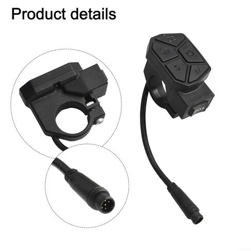 Ebike Light Switch Turn Signal Switch, 6 Pin Waterproof Electric Scooter Control Button with for Horn and Headlight Functions, in Saudi Arabia
