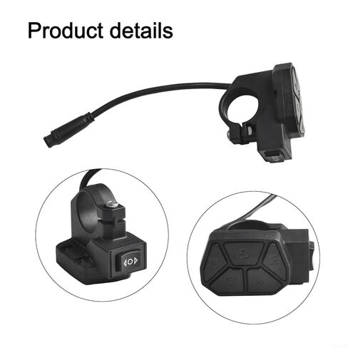 Ebike Light Switch Turn Signal Switch, 6 Pin Waterproof Electric Scooter Control Button with for Horn and Headlight Functions, in Saudi Arabia