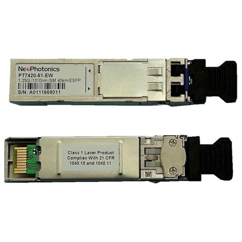 PT7420-51-EW جيجابت أحادي الوضع 1.25G 1310nm 40km وحدة بصرية مزدوجة الألياف LC in Saudi Arabia