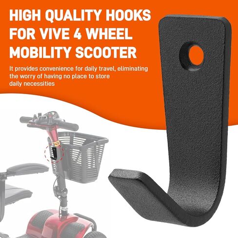 Metal Front Hook for Vive Wheel Mobility Scooter, Hooks for Scooter Parts Accessories in Saudi Arabia