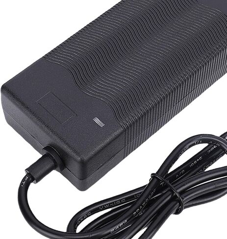 Electric Scooter Charger 2A Output ABS Adapter Smart Regulation Safety Features Portable Design for Commuting Traveling Road Trips in Saudi Arabia