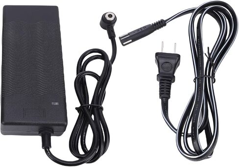 Electric Scooter Charger 2A Output ABS Adapter Smart Regulation Safety Features Portable Design for Commuting Traveling Road Trips in Saudi Arabia