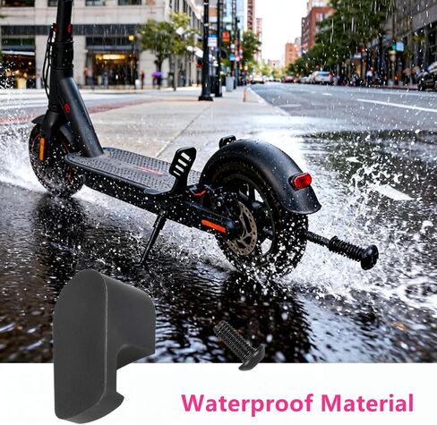 واقي الطين الخلفي من البلاستيك الأسود المتوافق مع Segway Ninebot Max G2 - ملحق دعامة الحاجز، مثالي للتنقل اليومي وركوب الخيل في الهواء الطلق in Kuwait