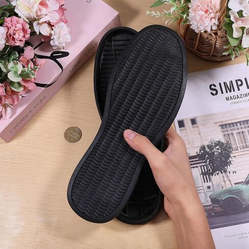 CHGCRAFT Shoe Replacement Rubber Soles for DIY Shoes 1 Pair Rubber Full Out Sole Black Wear Resistant Shoes Sole Raised Shoes Sole for Work Shoes and Boots, 11.8x4.3inch in Saudi Arabia