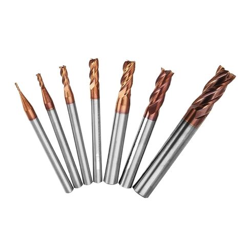 Mill 4 Flutes Milling Cutter 1Pcs(4X4DX50L) in Saudi Arabia