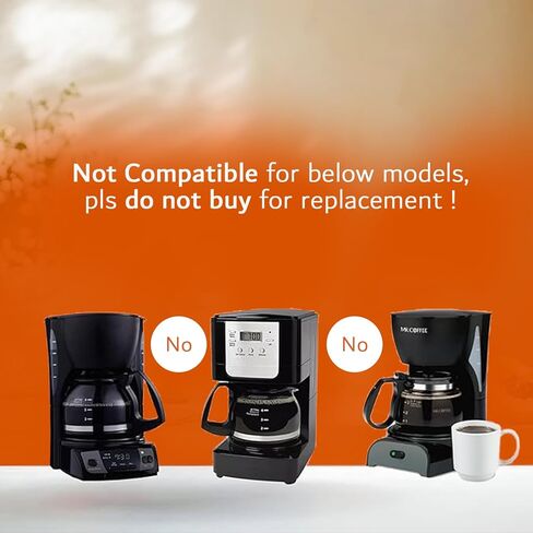5 كوب من القهوة بديل متوافق مع MR Coffee BVMC-PC05BL2 ، BVMC-SC05BL ، GOUMIA 5CUP Coffee Maker. متوافق مع Hamilton Beach 5 Cup Coffee Maker! لا تناسب كل MR Coffee 5 كوب ، من فضلك انظر التفاصيل in Kuwait
