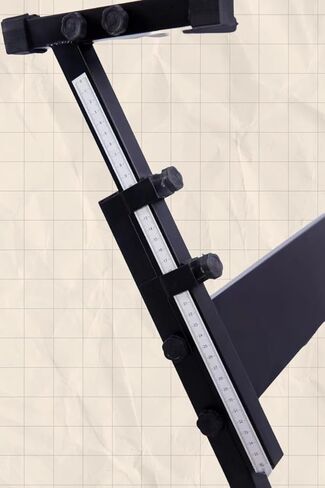 Z-shaped Electronic Keyboard Stand, Adjustable Height and Width, Stable Support for 61/88-key Keyboards|Ideal for Home Practice, Stage Performances, and Studio Recording, Compatible with Most Digital Pianos and Synthesizers in Kuwait