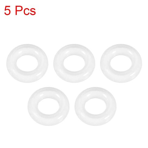 Silicone O-Ring, 8mm OD, 4mm ID, 2mm Width, VMQ Seal Rings Gasket, White, Pack of 5 in Saudi Arabia