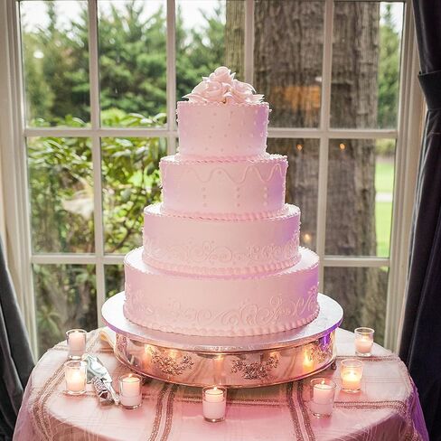 4 Tiers Foam Cake Dummies 4" 6" 8" 10", White Dummy Cakes Styrofoam Sets, 12 Inch Tall Fake Cake, Dummy Cake for Wedding Cake Supplies Decorating Birthday Wedding Display in Kuwait