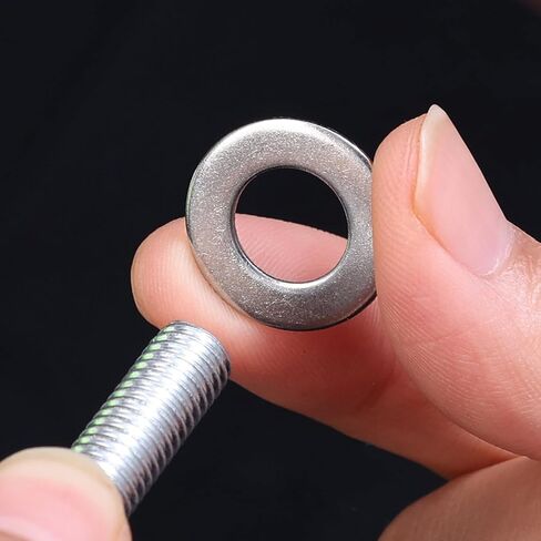 684PCS Stainless Steel Flat Washer M2 M2.5 M3 M4 M5 M6 M8 M10 Plain Washer Gaskets Metal Washers Rings Screw Assortment Kits in Saudi Arabia