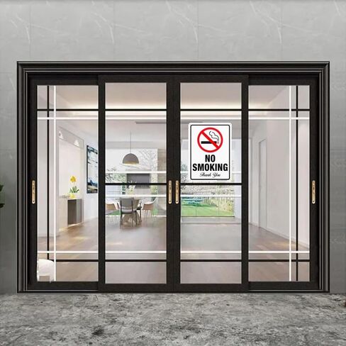 4 Pack No Smoking Thank You Sign, 10"x 7" .040 Rust Free Aluminum – Reflective, UV Protected and Weatherproof in Saudi Arabia