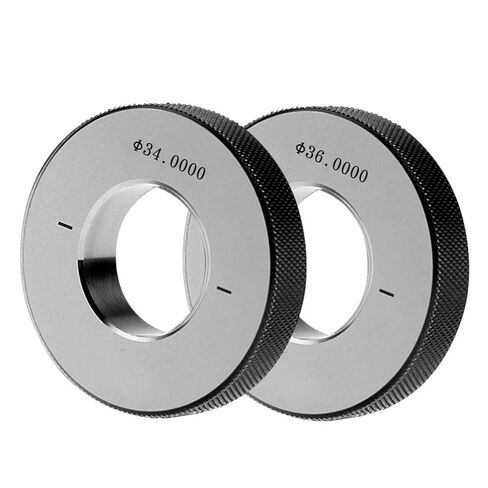 1Set Φ1-60mm ± 0.003 حلقة ناعمة مترية على الطاولة تحقق من أداة قياس الحد العادي بخط مزدوج غير قياسي (5 مم) in Kuwait