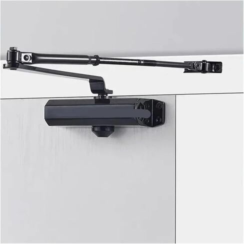 1 Set of Hydraulic Buffer Automatic Door Closer 25KG to 85KG Adjustable Speed(M-Positioning Style) in Saudi Arabia