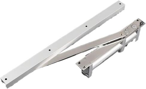 Hydraulic Buffer Automatic Door Closer 60KG to 80KG Adjustable Speed Closing Device(Silver) in Saudi Arabia
